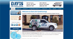 Desktop Screenshot of davis-air.com